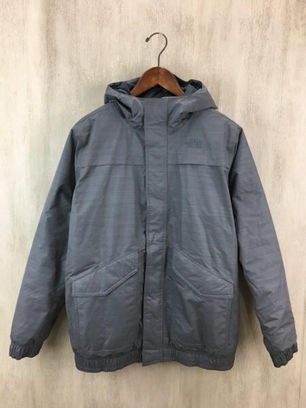 The North Face Kids Hooded Puffer Jacket - Gray Youth L 14/16